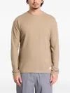 Craft Waffle Layer T-shirt In Neutral