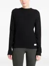 Craft Waffle Rn Top In Black