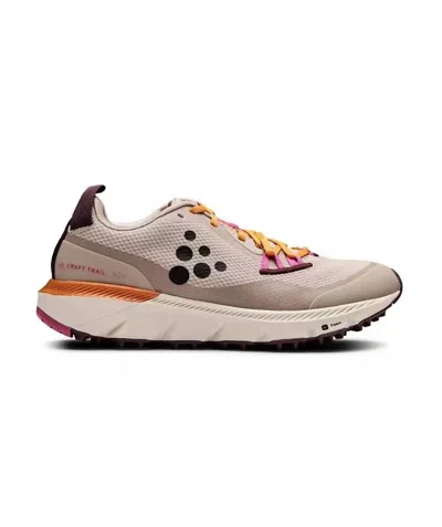 Craft Women's Adv Nordic Trail Running Shoes In Plaster/jaffa In Brown