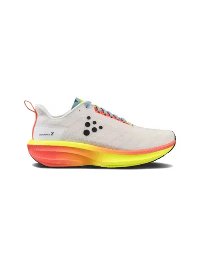Craft Women's Endurance 2 Running Shoes In Ash White/sour In Multi