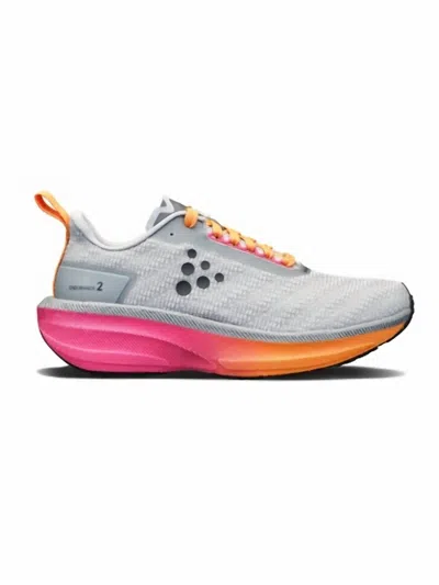 Craft Women's Endurance 2 Running Shoes In Platinum Sour In Gray