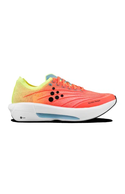 Craft Women's Nordlite Tempo Running Shoes In Shock/ Flumino In Orange