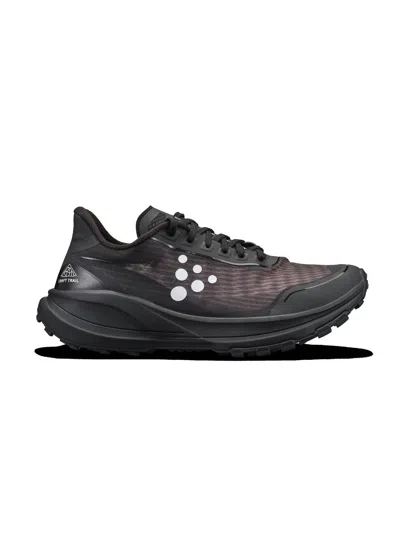 Craft Women's Pure Trail Running Shoe In Black/white In Multi