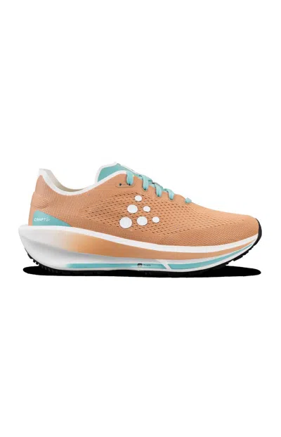 Craft Women's Ultra 4 Running Shoes In Cliff/tofu In Orange