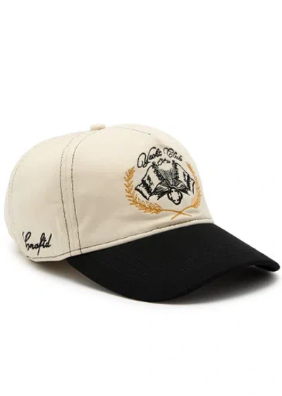 Craftd Yacht Club Cotton-twill Cap In Black