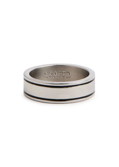 Crafted 2.0 Rhodium-plated Ring In Silver