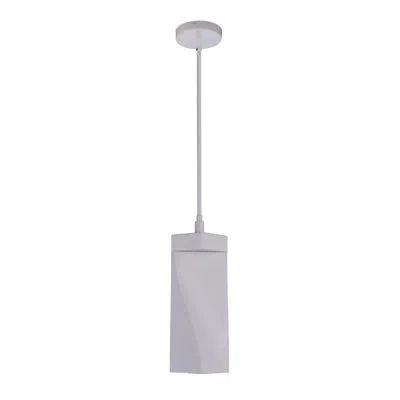 Craftmade 1 - Light Cylinder Led Pendant In Silver