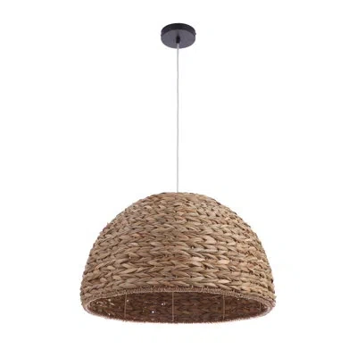Craftmade 1 - Light Dome Pendant In Natural,black