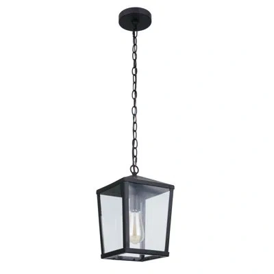 Craftmade 1 - Light Single Cage Pendant In Matte Black