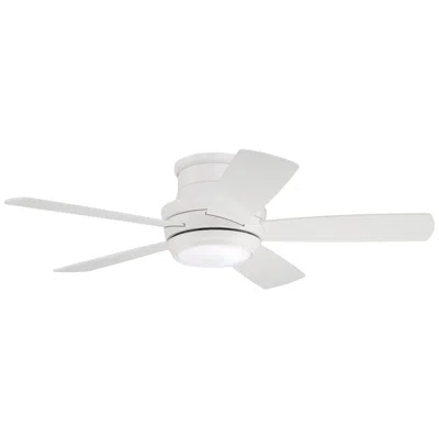 Craftmade 44"  Tempo White Finish Led Hugger Ceiling Fan With Remote