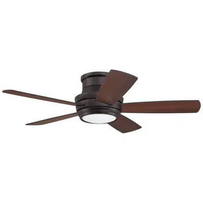 Craftmade 44" Tempo Oiled Bronze Led Ceiling Fan With Walnut Blades
