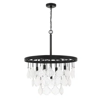 Craftmade 5 - Light Cluster Bulb Pendant In Flat Black
