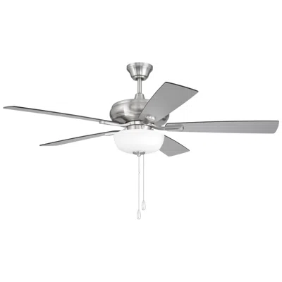 Craftmade 52" Ceiling Fan In Silver