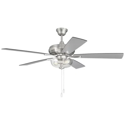 Craftmade 52" Ceiling Fan In Silver
