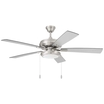 Craftmade 52" Ceiling Fan In Silver