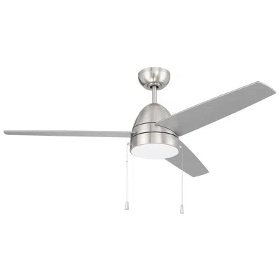 Craftmade 52" Ceiling Fan With Light Kit In Gray
