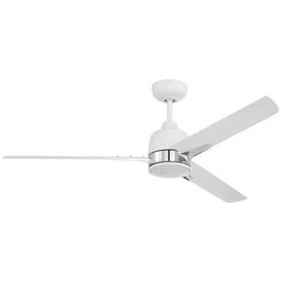 Craftmade 52"  Fuller White/nickel Indoor Led Wall Control Ceiling Fan