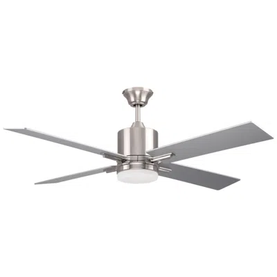 Craftmade 52"  Teana Brushed Polished Nickel Led Fan With Wall Control
