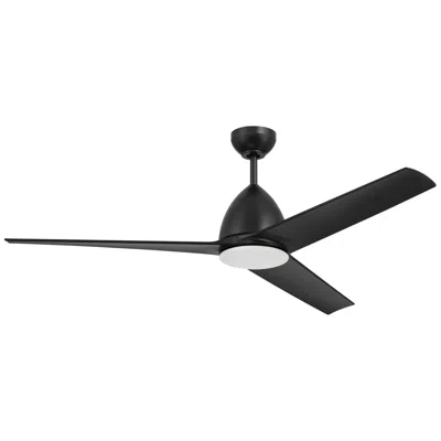 Craftmade 54"  Nitro Flat Black Outdoor Led Ceiling Fan With Remote