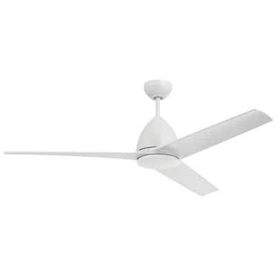 Craftmade 54"  Nitro Led White Finish Outdoor Ceiling Fan With Remote