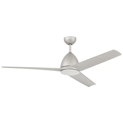 Craftmade 54"  Nitro Painted Nickel Outdoor Led Ceiling Fan With Remote