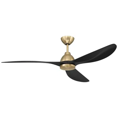Craftmade 56" Ceiling Fan With Light Kit In Black