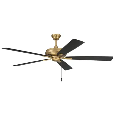 Craftmade 60" Ceiling Fan With Light Kit In Black