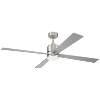 Craftmade 60" Ceiling Fan With Light Kit In Gray