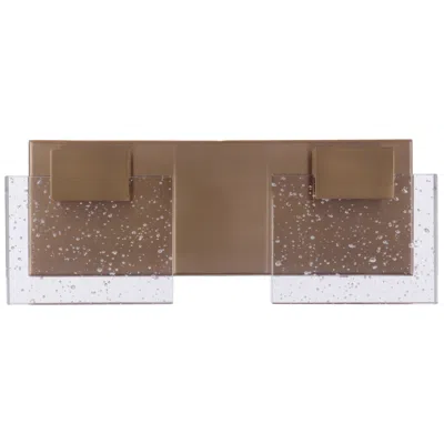 Craftmade Alamere 2 Light Led Vanity In Satin Brass