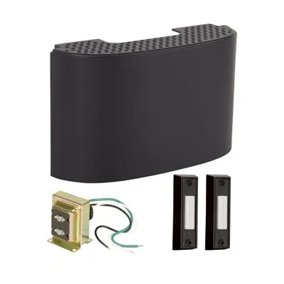 Craftmade Builder Door Chime In Flat Black