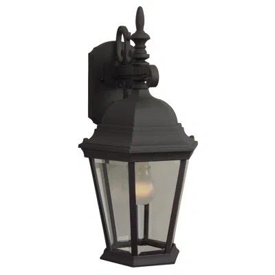 Craftmade Cast Aluminum Outdoor Wall Mount In Matte Black