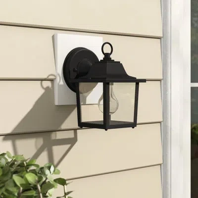 Craftmade Coach Lights 1-light Outdoor Wall Lantern In Matte Black
