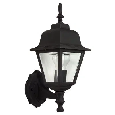 Craftmade Coach Lights 1-light Outdoor Wall Lantern In Matte Black