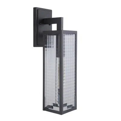 Craftmade Deka 1-light Outdoor Wall Lantern In Midnight