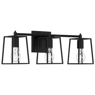 Craftmade Dunn 3 Light Vanity In Flat Black