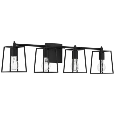 Craftmade Dunn 4 Light Vanity In Flat Black