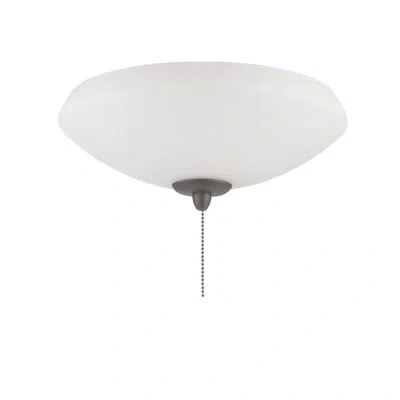 Craftmade Elegance 2-light Universal Ceiling Fan Bowl Light Kit In White