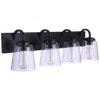 Craftmade Elsa 4 Light Vanity In Flat Black