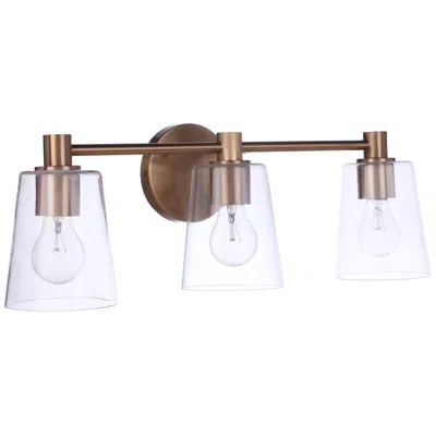Craftmade Emilio 3 Light Wall Sconce In Satin Brass