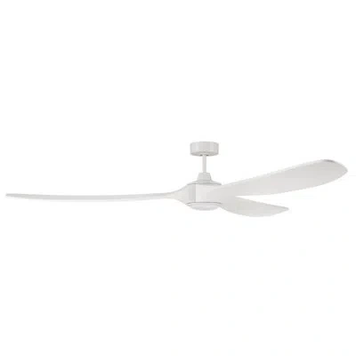 Craftmade Envy 84'' Ceiling Fan With Light Kit In White