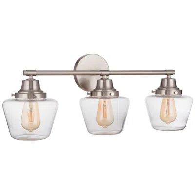 Craftmade Essex 3 Light Vanity In Brushed Polished Nickel