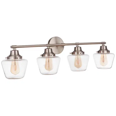 Craftmade Essex 4 Light Vanity In Brushed Polished Nickel
