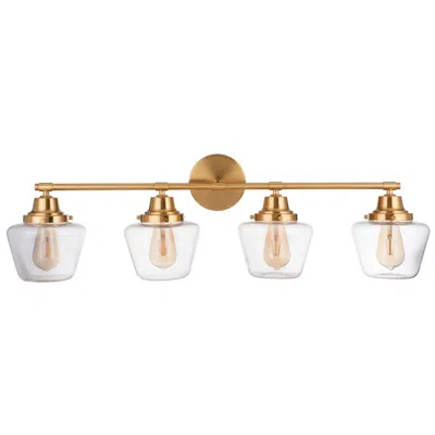 Craftmade Essex 4 Light Vanity In Satin Brass