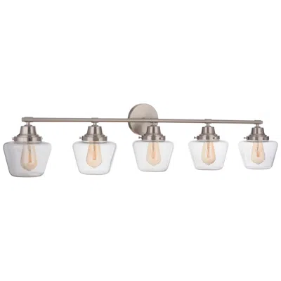 Craftmade Essex 5 Light Vanity In Brushed Polished Nickel