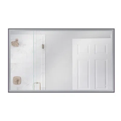 Craftmade Framed,led Mirror In Flat Black