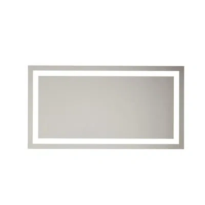 Craftmade Glass Flat Wall Mirror In Gray