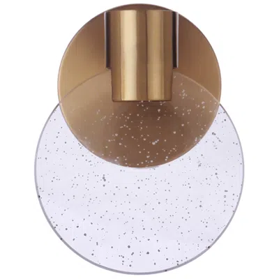 Craftmade Glisten 1 Light Led In Satin Brass Wall Sconce