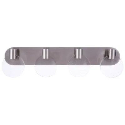 Craftmade Glisten 4 Light Led In Brushed Polished Nickel Vanity