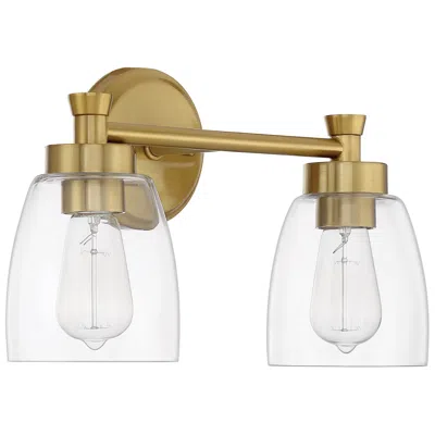 Craftmade Henning 2 Light Vanity In Satin Brass