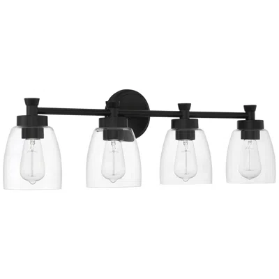 Craftmade Henning 4 Light Vanity In Flat Black